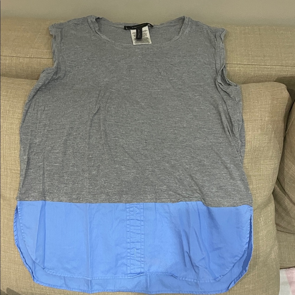 BCBGMaxAzria Heather Gray Top